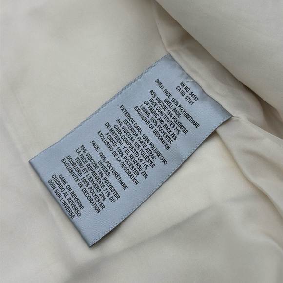 Women's Faux Leather Racer Jacket Levi's medium NWT - Picture 8 of 12